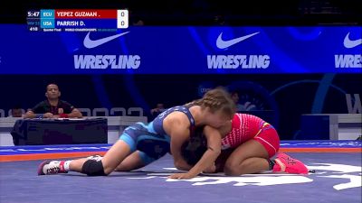 53 kg 1/4 Final - Lucia Yamileth Yepez Guzman, Ecuador vs Dominique Olivia Parrish, United States