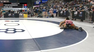 140 lbs Cons. Rd Of 64 - Kailani Barrientos, Florida vs Heysel Solis, Arkansas