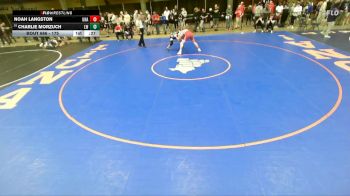 175 lbs Cons. Round 2 - Charlie Morzuch, Lincolnway West vs Noah Langston, Unattached