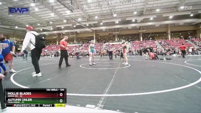 130 lbs Semifinal - Mollie Blades, Ubasa WA vs Autumn Uhler, Trailhands