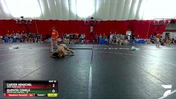 150 lbs Round 2 (4 Team) - Carter Henschel, West Bend East vs Quentin Conkle, Grayslake Central