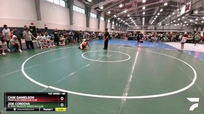 135 lbs Champ. Round 1 - Kaeli Forrester, Amped Wrestling Club vs Ayden Gomez, El Paso Wildcats Wrestling Club