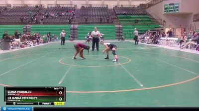 105 lbs Placement Matches (8 Team) - Lilianna McKinley, Carrollton vs Elina Morales, Jordan