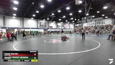 126 lbs Semifinal - Chase Walton, Great Oak vs Braden Mendez-Grondin, Chaparral