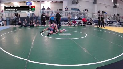 106 lbs Cons. Round 3 - Logan Johnson, Spartan Mat Club vs Koben White, Hornet Wrestling Club