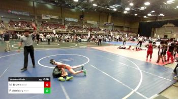 89 lbs Quarterfinal - Max Brown, Bearcave WC vs Payson Attebury, High Kaliber