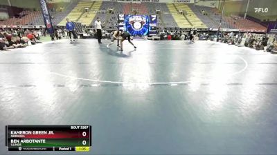 120 lbs Quarterfinal - Kameron Green Jr., Nebraska vs Ben Arbotante, Illinois