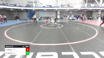 141 lbs Round Of 16 - Andrew Gapas, Rutgers University vs Kizhan Clarke, North Carolina