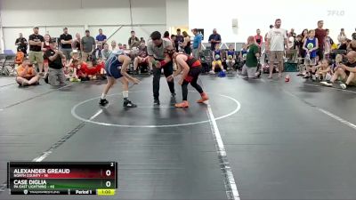 92 lbs Round 2 (6 Team) - Case Diglia, PA East Lightning vs Alexander Greaud, North County