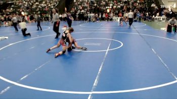 106-115 lbs Quarterfinal - Gia Gabel, Pikes Peak Warriors Wrestling vs Audrina Bennett, Unattached