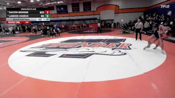 149 lbs Quarterfinal - Dalton Monger, Messiah College vs Landon Church, Wisconsin-Eau Claire