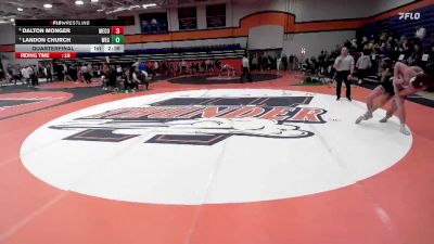 149 lbs Quarterfinal - Dalton Monger, Messiah College vs Landon Church, Wisconsin-Eau Claire