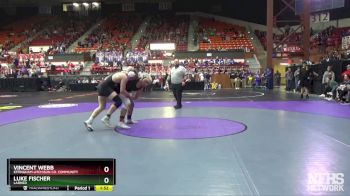 3-2-1A 215 Semifinal - Luke Fischer, Larned vs Vincent Webb, Effingham-Atchison Co. Community