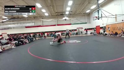 215 lbs Round 3 (6 Team) - Will Warner, Tongue River vs Allen Schooner, Riverton
