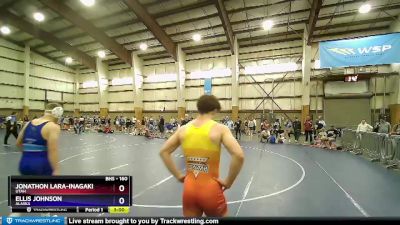 160 lbs Cons. Round 1 - Jonathon Lara-Inagaki, Utah vs Ellis Johnson, Alaska