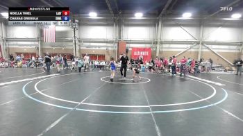 24 kg Rr Rnd 7 - Noella Thiel, Lady Warriors United - GK8E vs Charae Gregula, South Hills Wrestling Academy - GK8E