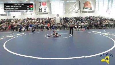 50 lbs Cons. Round 1 - Cayden Draudt, Gowanda Wrestling Club vs Anthony Genovese, B2 Wrestling Academy