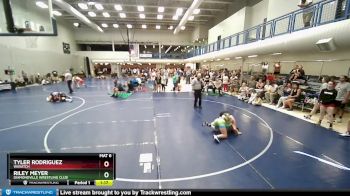 106 lbs Round 3 - Tyler Rodriguez, Wasatch vs Riley Meyer, Diamondville Wrestling Club