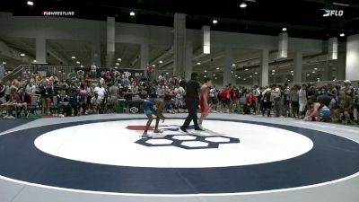 57 lbs Champ. Round 2 - Luke Lilledahl, NLWC/TMWC vs Shamar Baines, Arizona