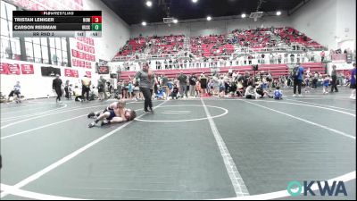 80-84 lbs Rr Rnd 3 - Tristan Leniger, Team Nomad vs Carson Reisman, Husky WC