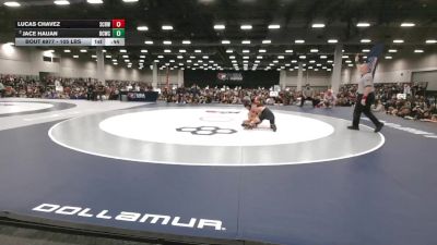 105 lbs Semis - Lucas Chavez, Steel City Reloaded Wrestling Club vs Jace Hauan, Bear Cave Wrestling Club