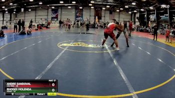 210 lbs Rd# 5- 3:45pm Friday Final Pool - Rhodes Molenda, POWA vs Andre Sandoval, Cali Red