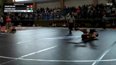 105-115 lbs Round 1 - Starr Miller, Sheridan vs Cooper Asay, Clear Creek