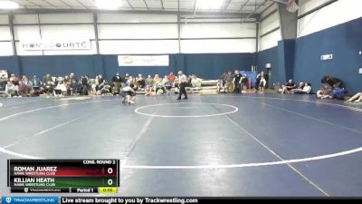 72+ Cons. Round 2 - Killian Heath, Hawk Wrestling Club vs Roman Juarez, Hawk Wrestling Club