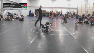 48 lbs Rr Rnd 3 - Jackson Merkert, Mat Assassins Red - BK8E vs Cooper Dietz, Revival Black - BK8E