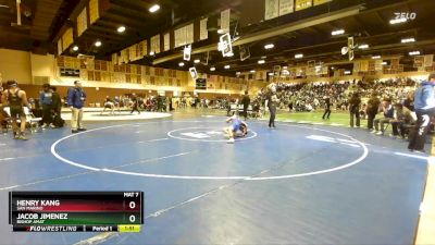 120 lbs Champ. Round 1 - Henry Kang, San Marino vs Jacob Jimenez, Bishop Amat