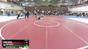 150 lbs Semifinal - Kutter Beals, Pima vs Chris Frost, Marana High School