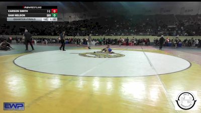 84 lbs Quarterfinal - Carson Smith, F-5 Grappling vs Sam Nelson, Saint's Wrestling Club