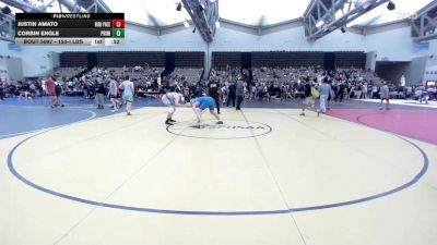 150-I lbs Consi Of 8 #2 - Justin Amato, High Pace Wrestling Club vs Corbin Engle, Prime Mat Club