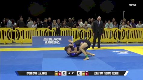 Jonathan Thomas Becker vs Kaden Zane Leal Pires 2025 Pan IBJJF Jiu-Jitsu No-Gi Championship
