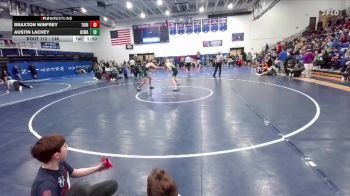 138 lbs Champ. Round 2 - Braxton Winfrey, Tongue River vs Austin Lackey, Kelly Walsh