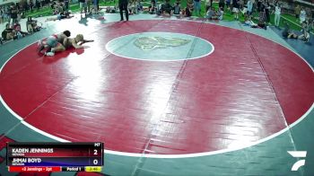 145 lbs Cons. Round 4 - Kaden Jennings, Nevada vs Jhmai Boyd, Nevada