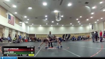 113 lbs Quarterfinal - Wyatt Strickler, Indiana vs Caleb Reed, Reitz Wrestling Club