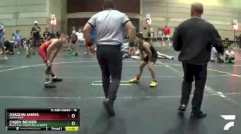 78 lbs Cons. Round 1 - Casen Becker, Black Fox Wrestling Academy vs Joaquin Amaya, Alpha Elite