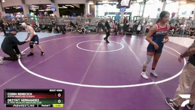 126 lbs Cons. Round 2 - Corin Rerecich, Austin Wrestling Academy vs Deztiny Hernandez, El Paso Wildcats Wrestling Club