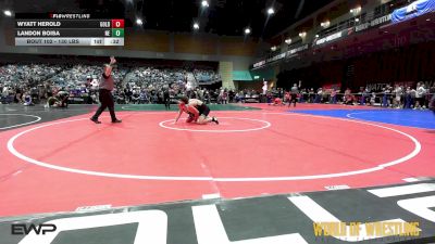 130 lbs Consi Of 8 #1 - Wyatt Herold, Gold Rush Wrestling Academy vs Landon Boisa, Nevada Elite