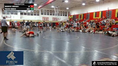 High School - 124 lbs Quarterfinals (8 Team) - Maddox Abramo, High Point vs Travis Dimick, Morris Hills