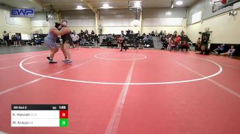 235 lbs Rr Rnd 2 - Kelainey Hannah, Cleveland Girls HS vs Milagros Araujo, Har-Ber High School