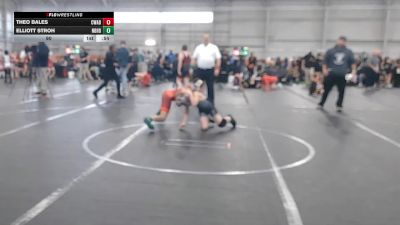 90 lbs Round 4 (6 Team) - Elliott Stroh, Neighborhood Wrestling vs Theo Bales, Contenders WA Blue