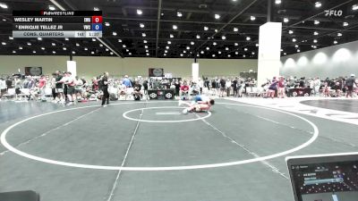 106 lbs Cons. Quarters - Wesley Martin, Elevate Wrestling Acay vs Enrique Tellez Jr, Vortex Wrestling Club