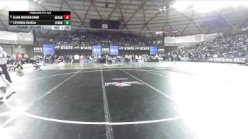 Boys 4A 106 lbs Champ. Round 1 - Tayden Queja, Spanaway Lake vs Sam Beerbomb, Mead