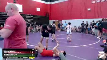 110 lbs Round 5 (6 Team) - Braden Lane, Marauder Wrestling Club vs Kai Makridakis, Built Different