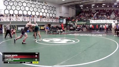 190 lbs Cons. Round 4 - Mason White, Hilliard Darby vs Carter Whaley, Clay (Oregon)