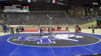 185 lbs Champ. Round 1 - Madelyn Lehenbauer, Moore vs Kaylyn Lawson, Taylor County