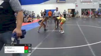 106 lbs Quarterfinal - Annika Cottam, Askren5 vs Jacob Fitzpatrick, Law (WI)