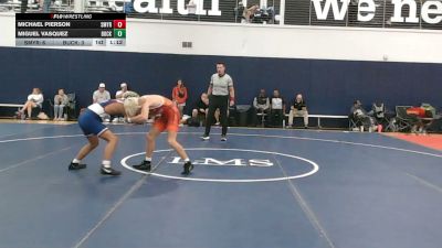 122 lbs Rr Rnd 4 - Michael Pierson, Smyrna WC - HSBNFC vs Miguel Vasquez, Buckskins WC - HSBNFC